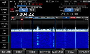 Iné zobrazenie na hlavnom displeji IC-7760