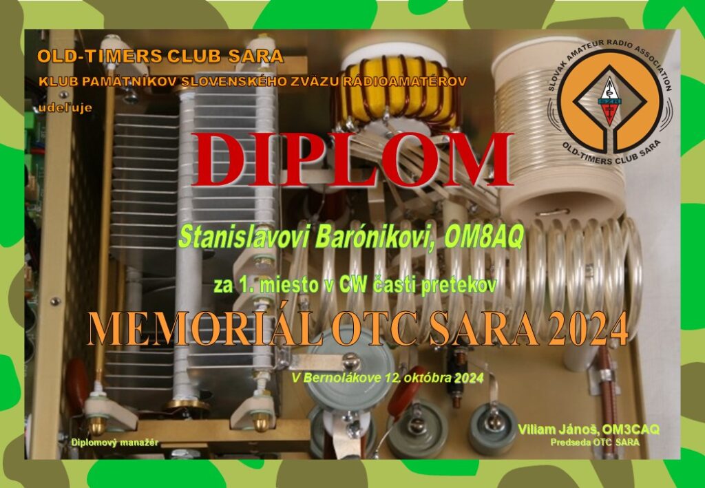 Diplom OM8AQ