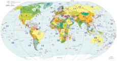 Radioamatérské puzzle – mapa WAZ zón