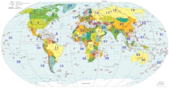 Rádioamatérske puzzle – mapa WAZ zón