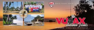 VU4AX QSL lístok - predná strana