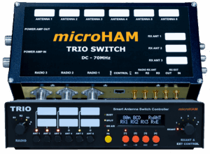 microHAM TRIO ovládač aj box prepínača
