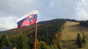 Slovenská vlajka v Malej Fatre