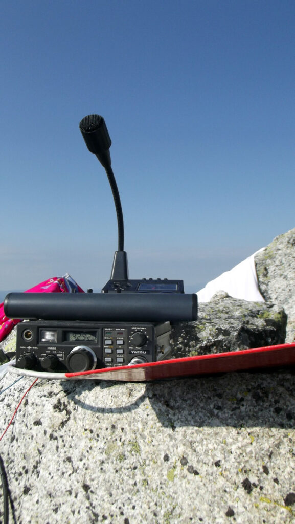 Yaesu FT-290R pri VKV portablovej aktivite