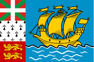 Vlajka Saint-Pierre & Miquelon odkiaľ budú QRV FP5KE