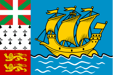 Vlajka Saint-Pierre & Miquelon odkiaľ budú QRV FP5KE