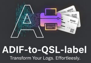 ADIF to QSL Label S53ZO