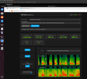 RM Noise webový klient