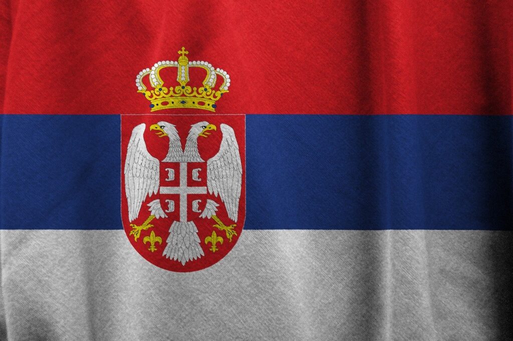 Srbsko - vlajka