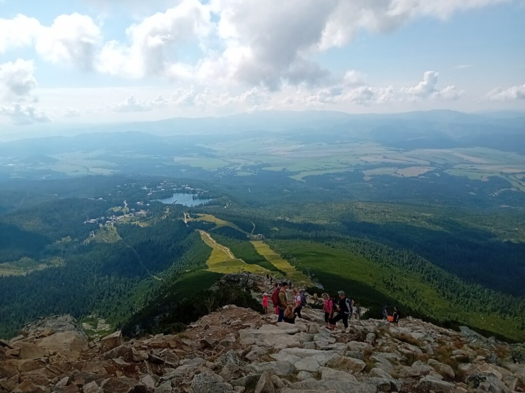 Pohľad do Popradskej kotliny