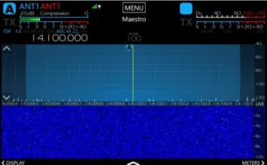 SmartSDR na ovládacej konzole Maestro