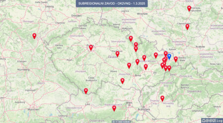 Zobrazenie spojení na mape v MOONlog-u