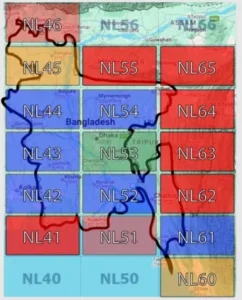 17 Grids of Glory na mape