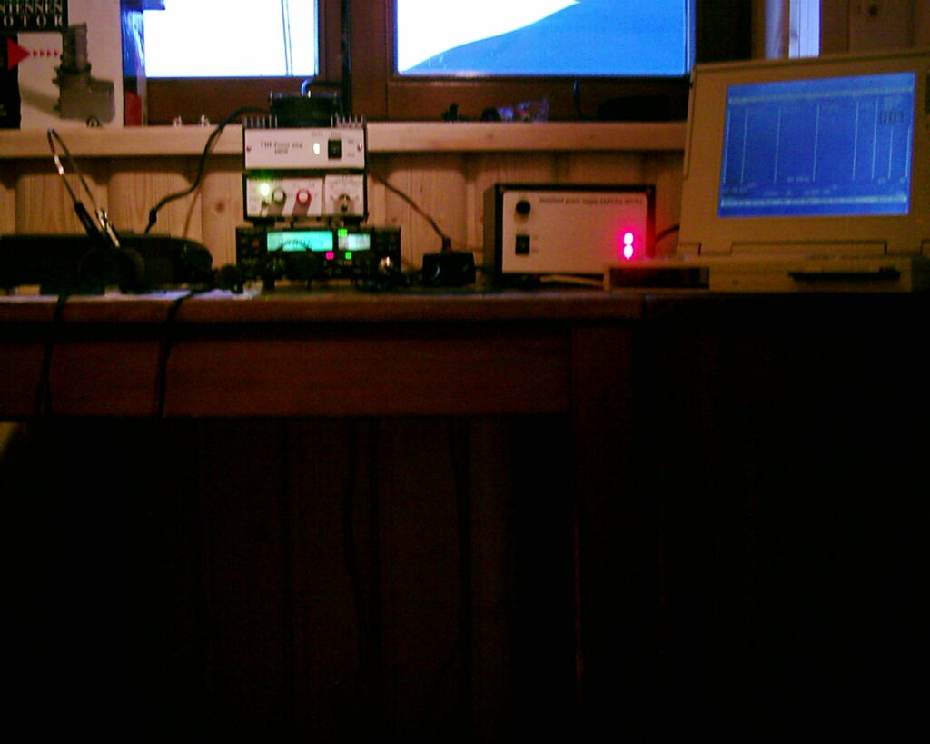 VKV vánoční závod 2006 Portablové VKV pracovisko vrátane Atalanta Locator-a