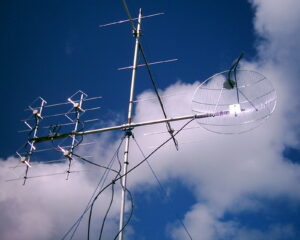 Stožiar s VKV anténami