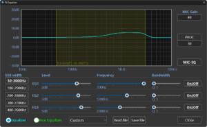 FT991(A) Link TX ekvalizér