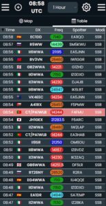 Affichage de Holy Cluster sur un téléphone mobile