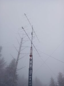 Detail antén OM3W na Portáši