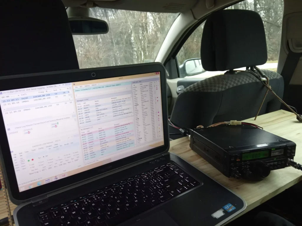 VKV pracovisko v aute