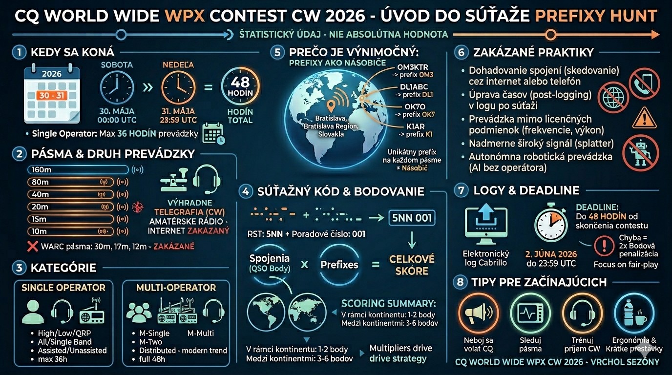 CQ World Wide WPX Contest CW 2026 infografika