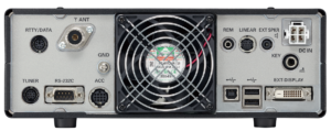 Panneau arrière du Yaesu FTDX-10