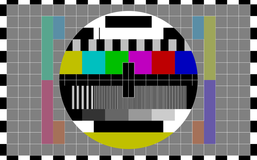 Známy monoskop - testovací obrazec pre TV
