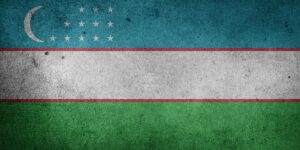 Uzbekistan - zástava
