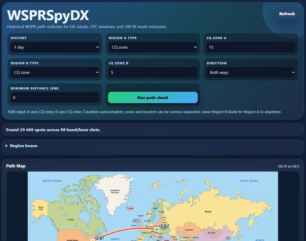 WSPRSpyDX
