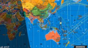 Geochron Atlas Pro 4K zobrazujúci spoty