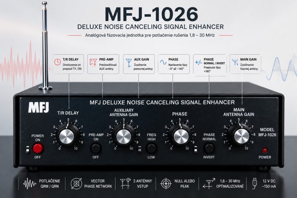 MFJ-1026 Deluxe Noise Canceling Signal Enhancer
