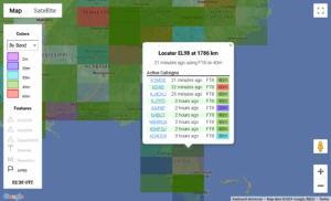 Visualizza le stazioni con i relativi localizzatori sulla mappa