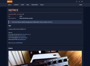 Profil SQ7BCE na QRZ.pl