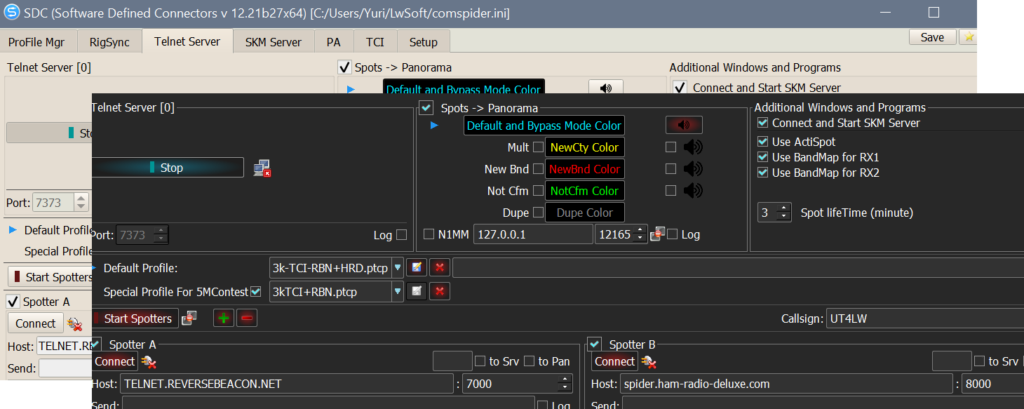 SDC Telnet Server