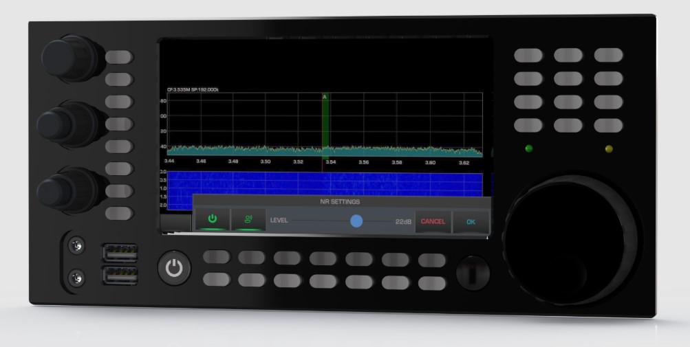 Vizuál predného panelu Ten-Tec Model 594 Phoenix