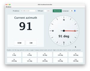 XOE ArcoRotorController Fenster