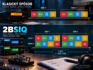 Comparison of classic SO1R and 2BSIQ technique with two radios