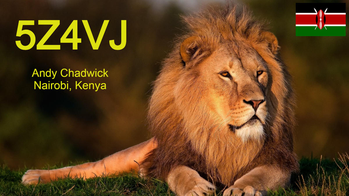 5Z4VJ Andy Chadwick – Funkamateurstation in Nairobi, Kenia