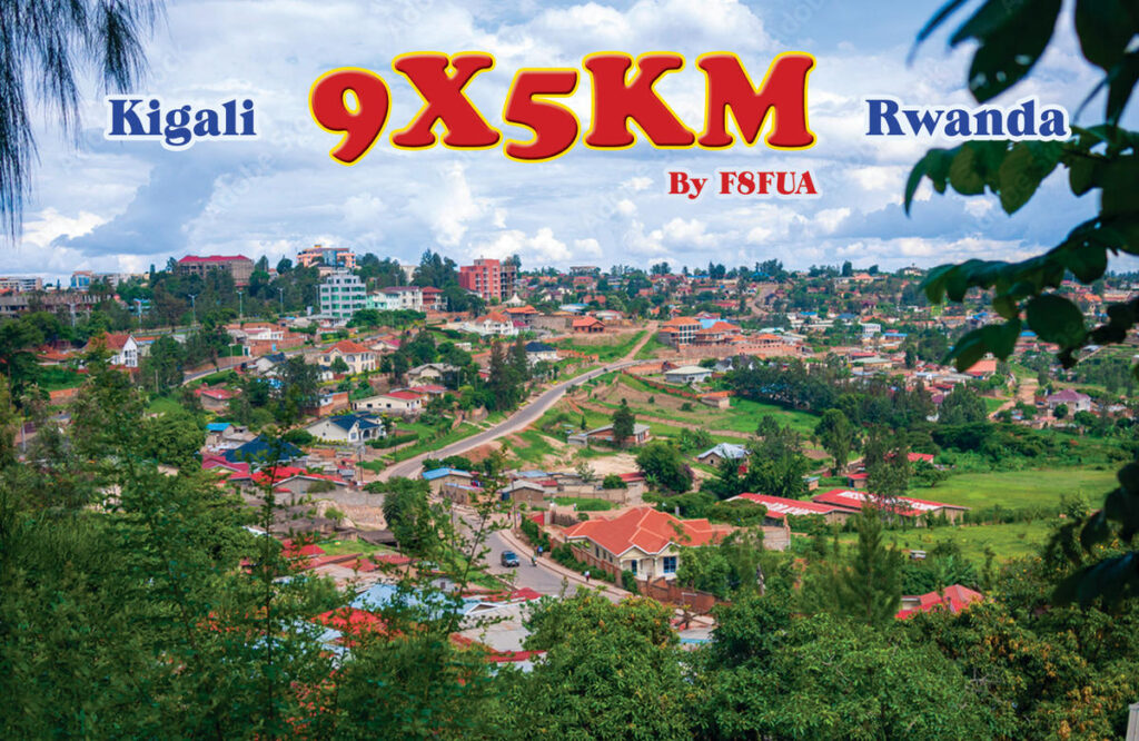 9X5KM: sólová expedícia do krajiny tisícich kopcov 9X5KM – rádioamatérska expedícia do Kigali v Rwande, stanica F8FUA