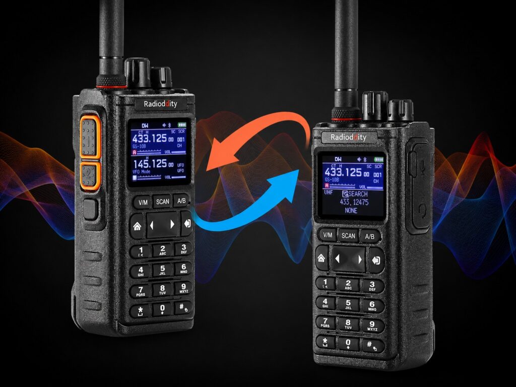 Radioddity GS-10B Pro – dvojpásmová rádioamatérska stanica s VHF/UHF a spektrálnym displejom