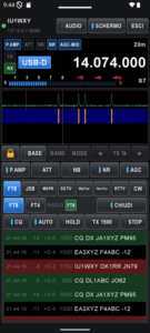 X6100-Link auf dem Smartphone – Xiegu X6100-Steuerung und FT8-Digitalbedienung
